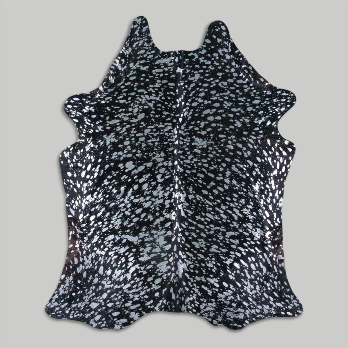 Silver Splashed On Black 740