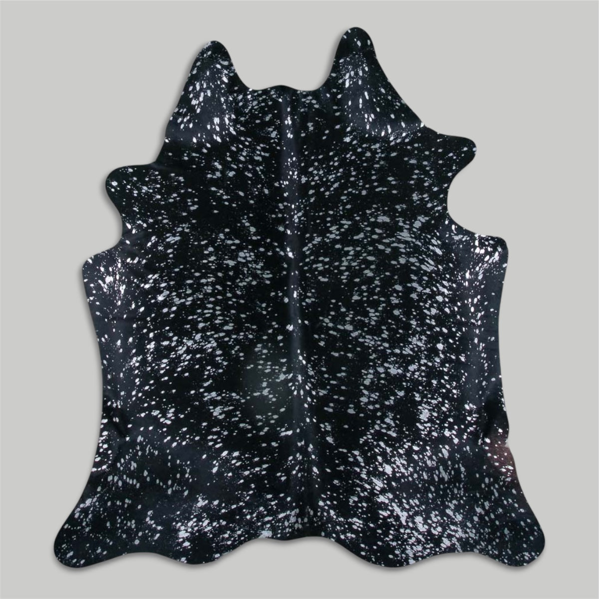 Silver Splashed On Black 741