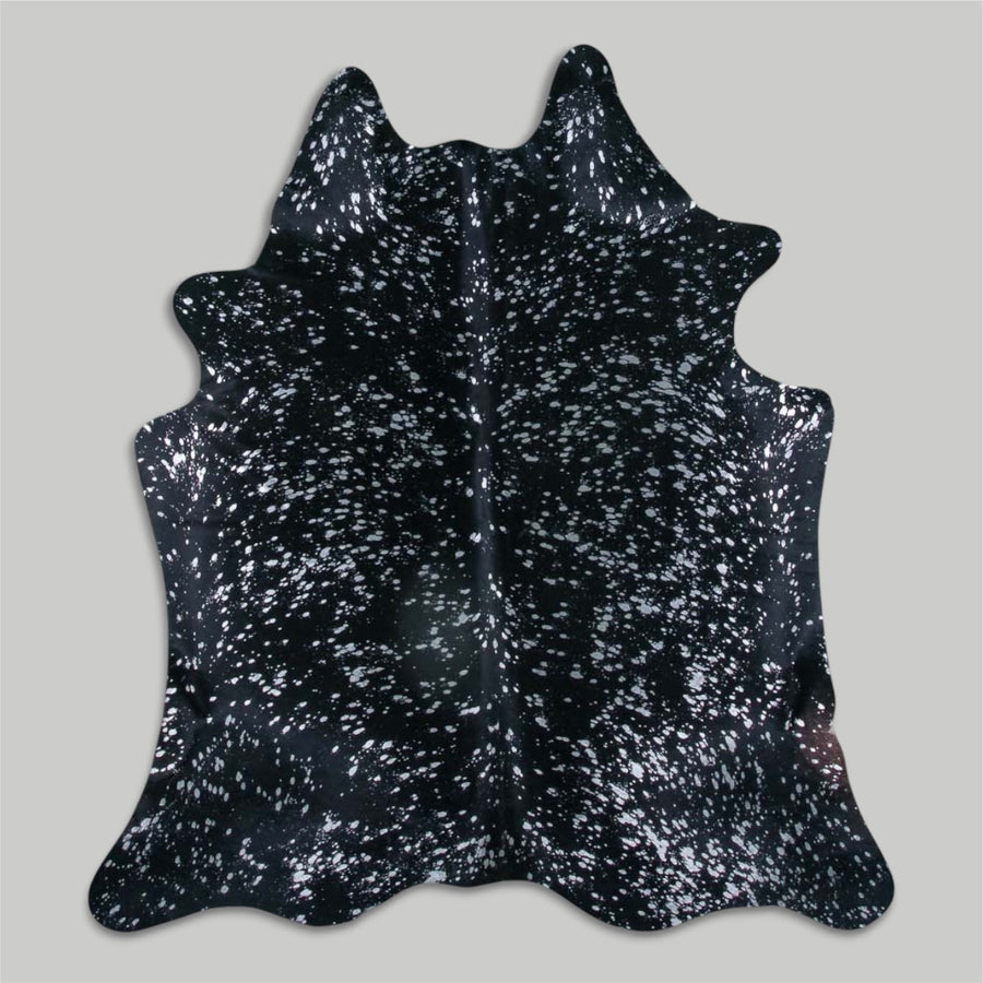 Silver Splashed On Black 741