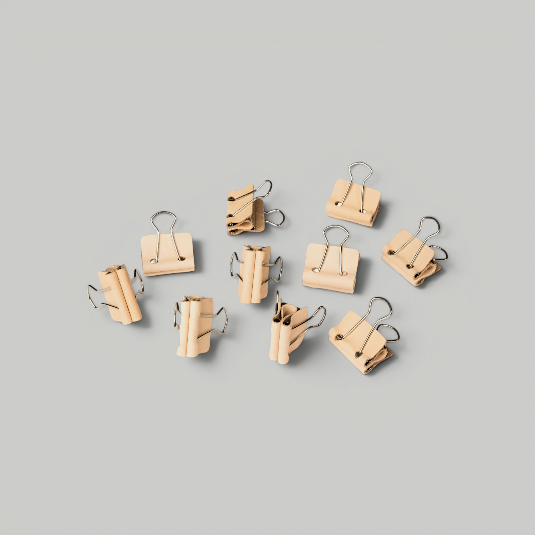 Binder Clips - Leather Wrapped