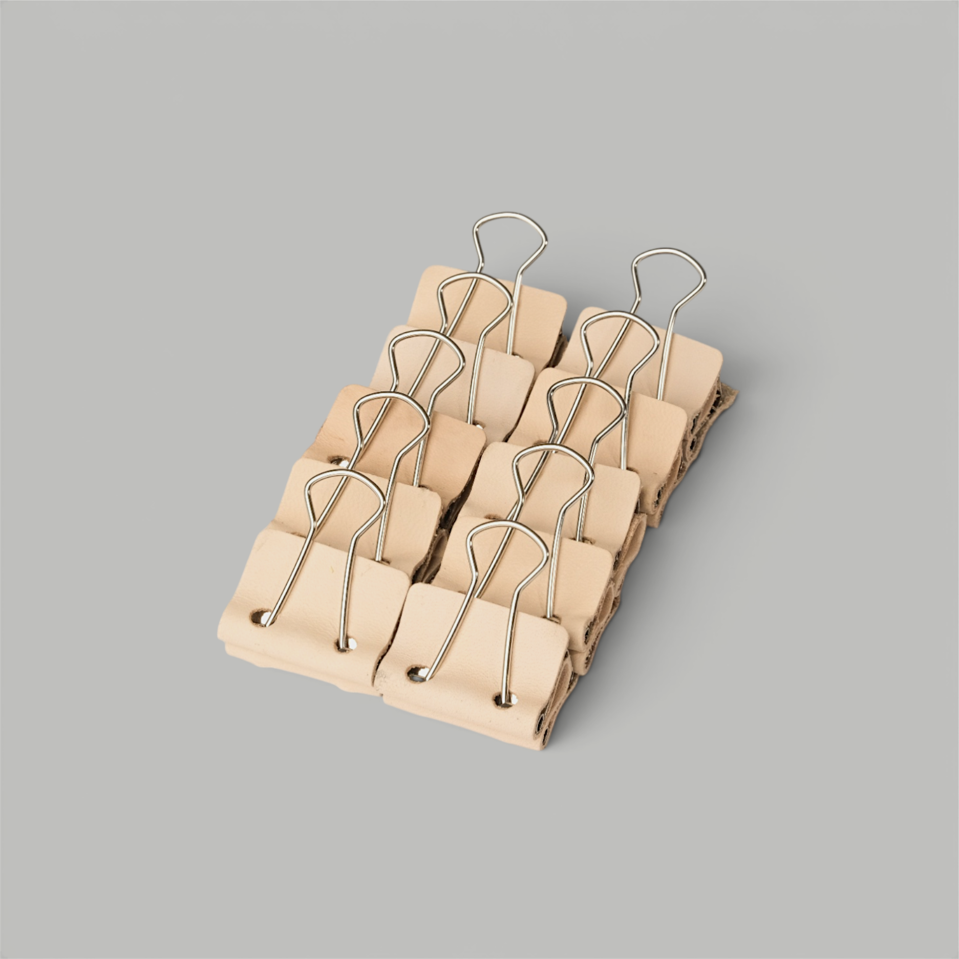 Binder Clips - Leather Wrapped