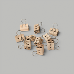 Load image into Gallery viewer, Binder Clips - Leather Wrapped
