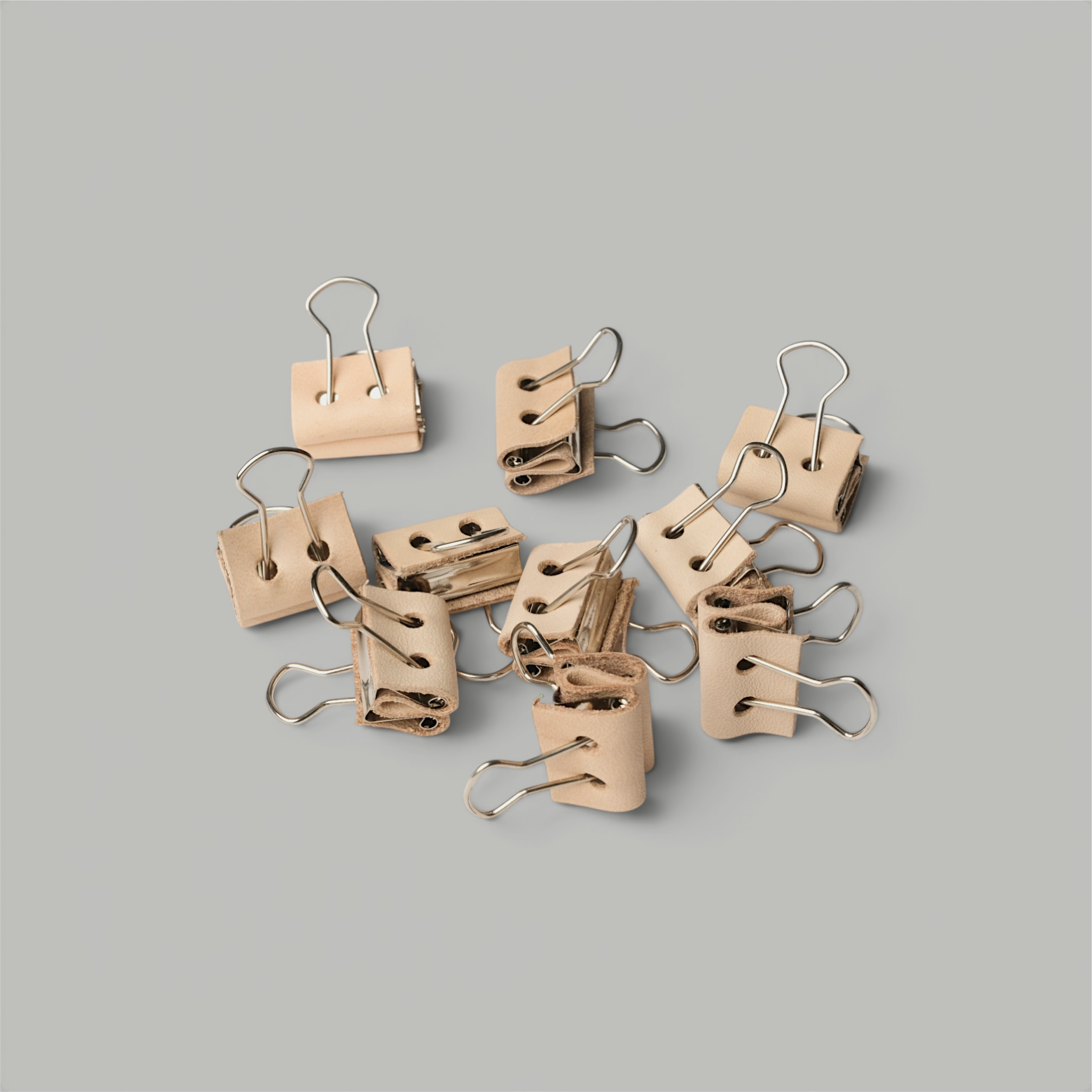 Binder Clips - Leather Wrapped