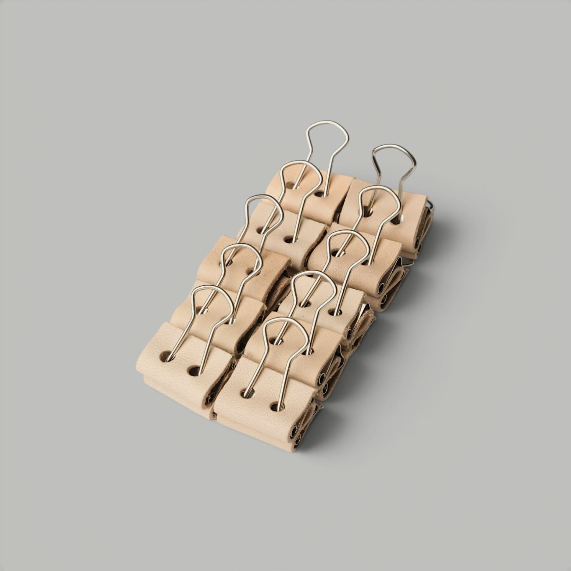 Binder Clips - Leather Wrapped