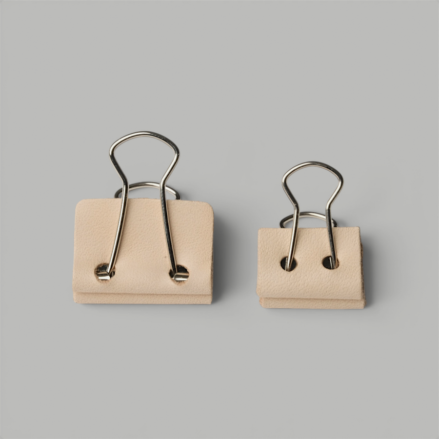 Binder Clips - Leather Wrapped