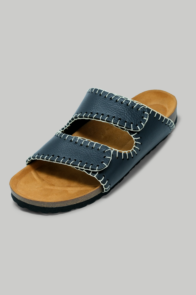 Best Designer Double Strap 100% Genuine Leather Highly Comfortable and  Durable Men's Sandal at Rs 1750/pair in New Delhi