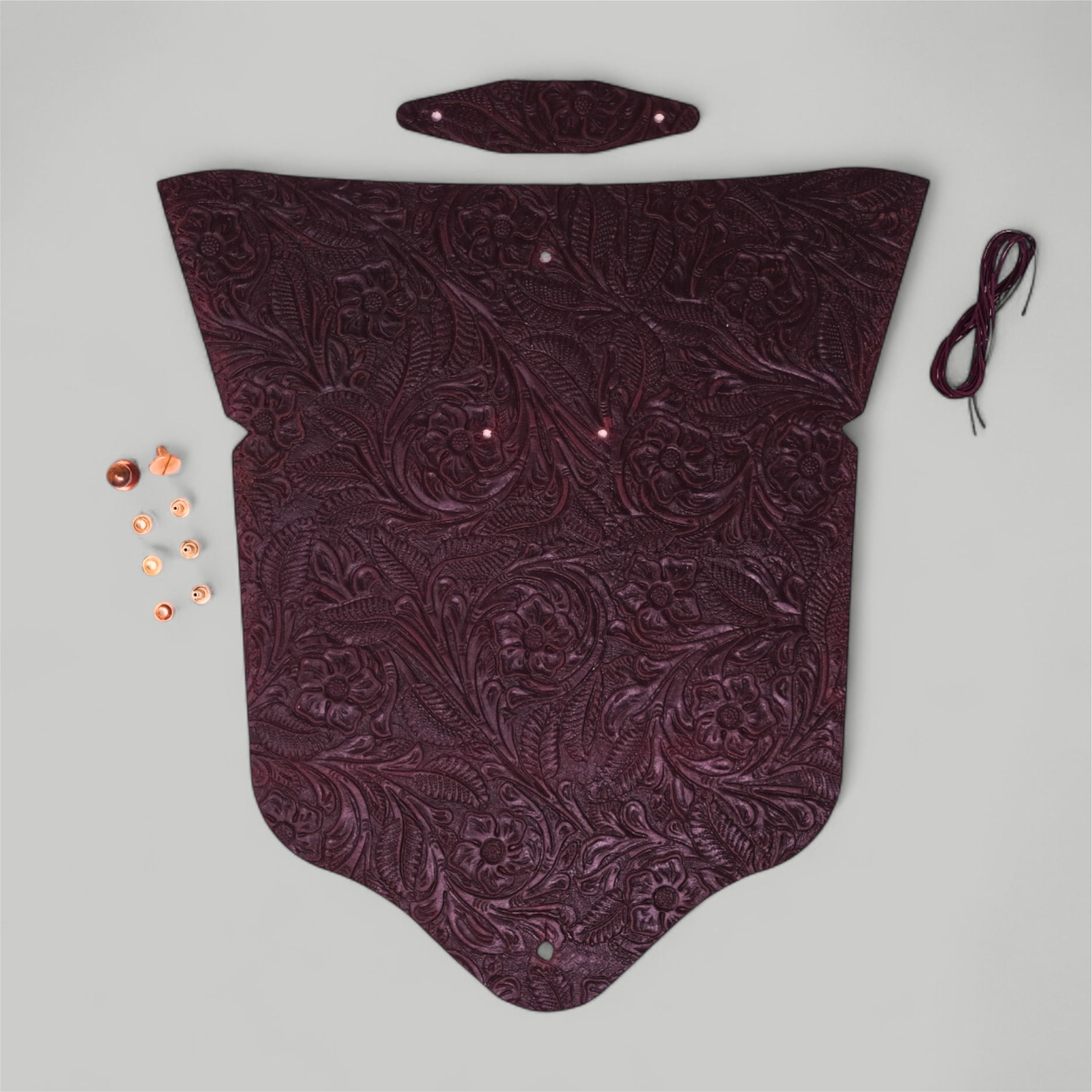 Floral - Burgundy