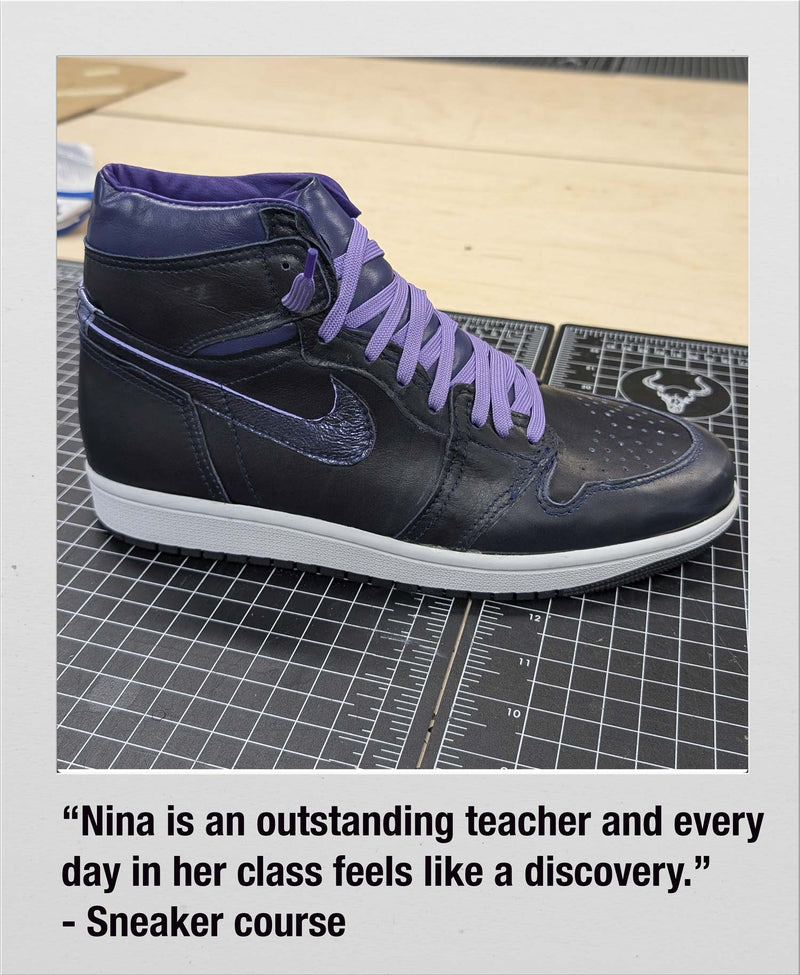 Nina is an outstanding teacher and every day in her class feels like a discovery. — Sneaker course