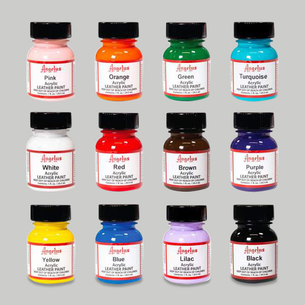 ANGELUS ACRYLIC LEATHER PAINT | BEST SELLERS KIT