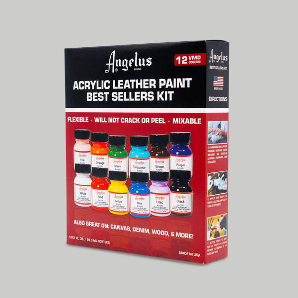 ANGELUS ACRYLIC LEATHER PAINT | BEST SELLERS KIT