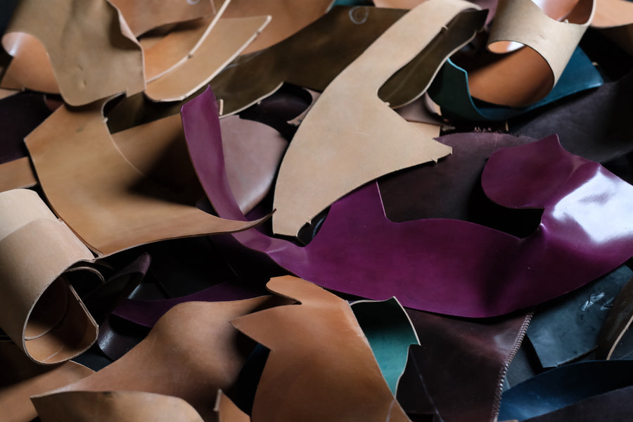 Genuine Horween Shell Cordovan Scrap