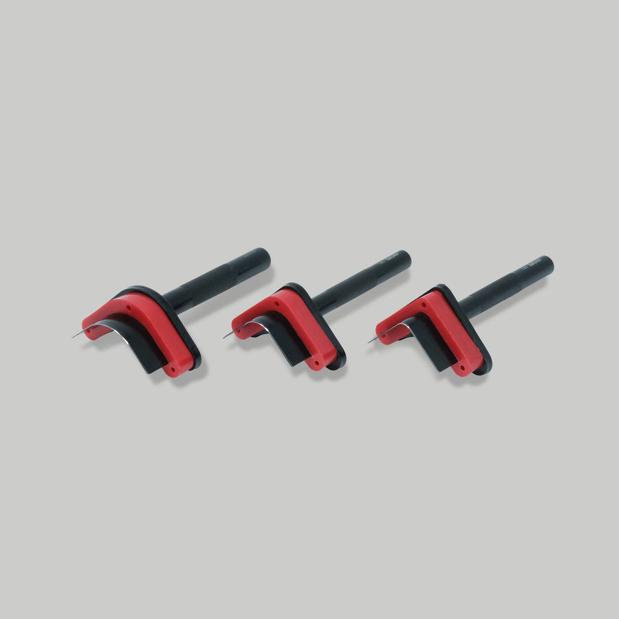 OWDEN professional 3 pieces end punch / 3 shapes