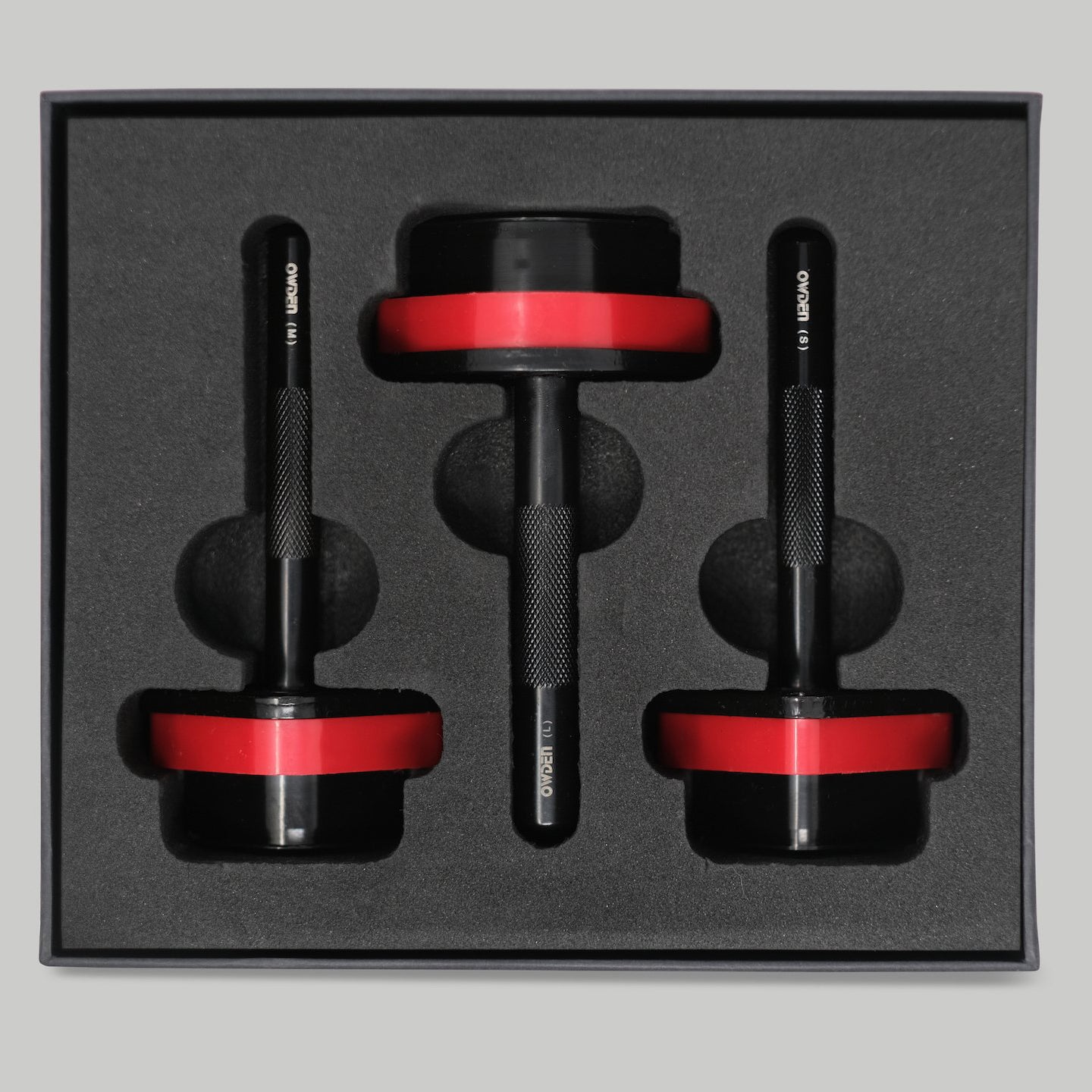 OWDEN professional 3 pieces end punch / 3 shapes