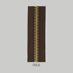 Load image into Gallery viewer, RACCAGNI Super R Zipper / Brown tape
