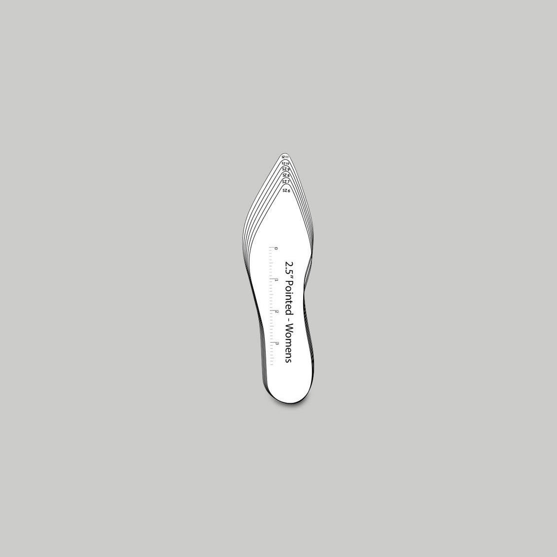 2.5" Pointed Boot Last / Women's