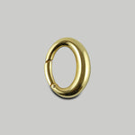 Load image into Gallery viewer, Chunky Oval Spring Gate Ring / 3 colours
