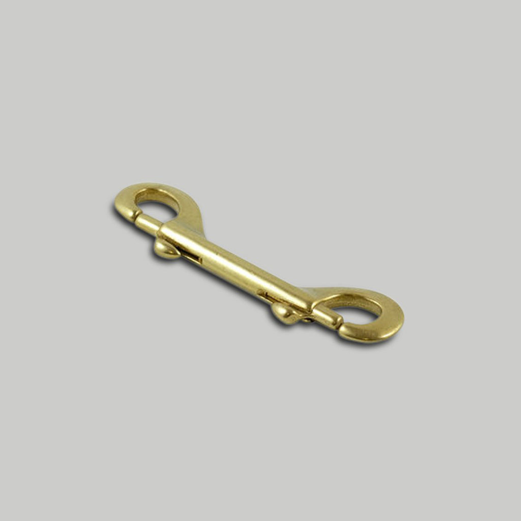 Shedrow Double End Brass Snap 4 1-2 In.