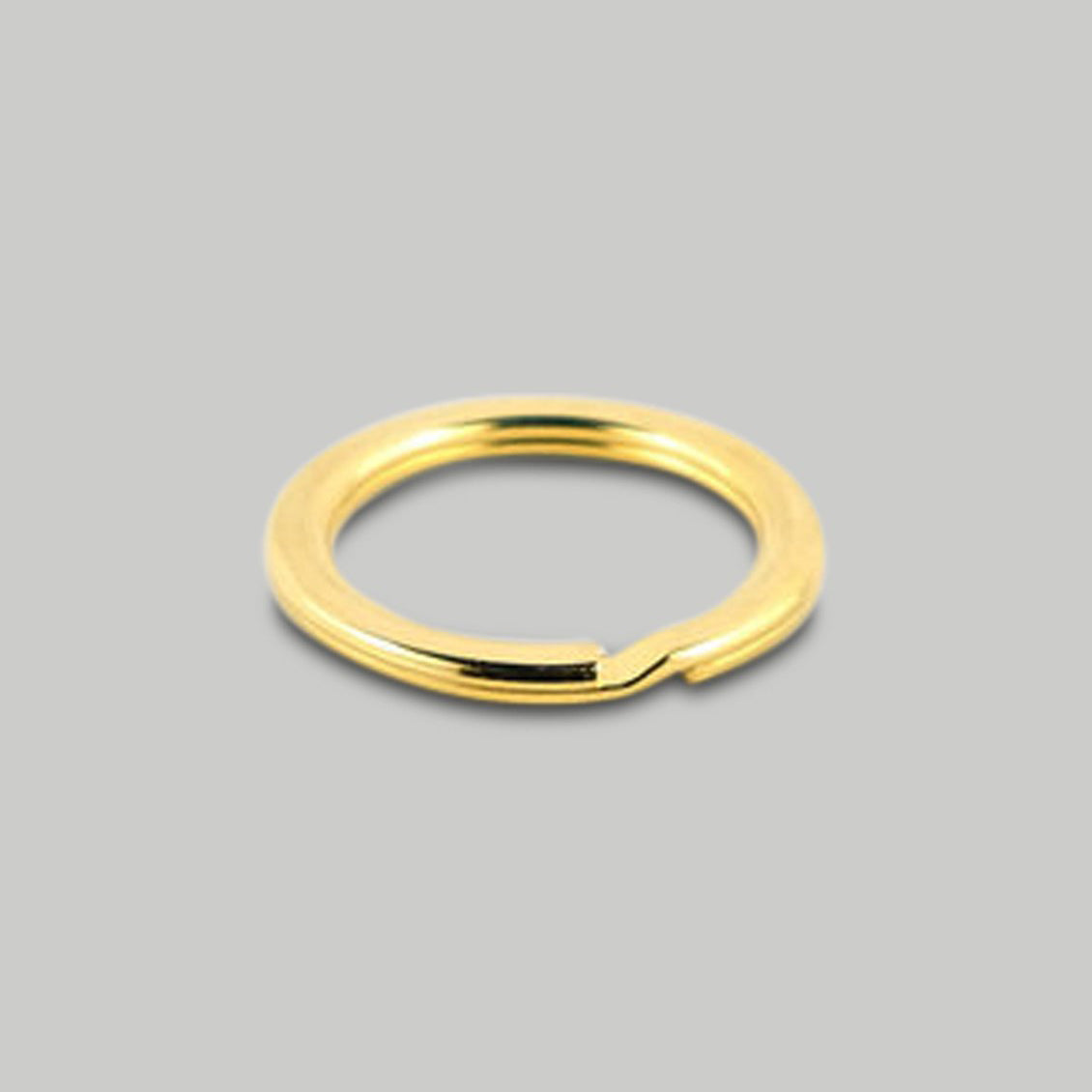 Flat Edge Split Ring / 2 colours