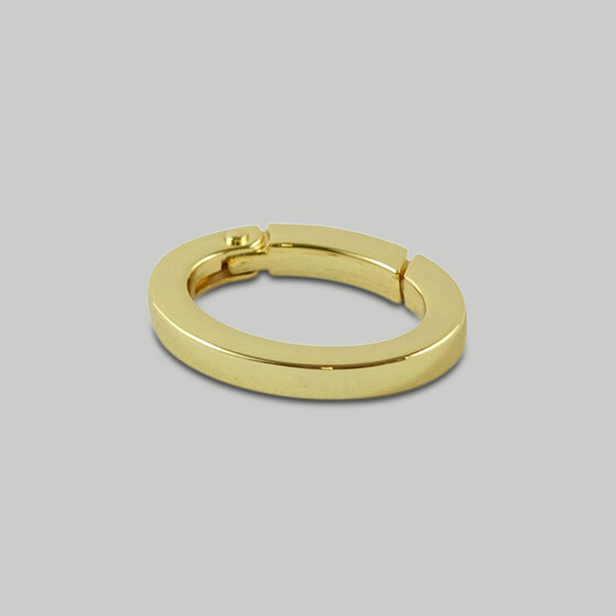Spring Gate Oval Ring
