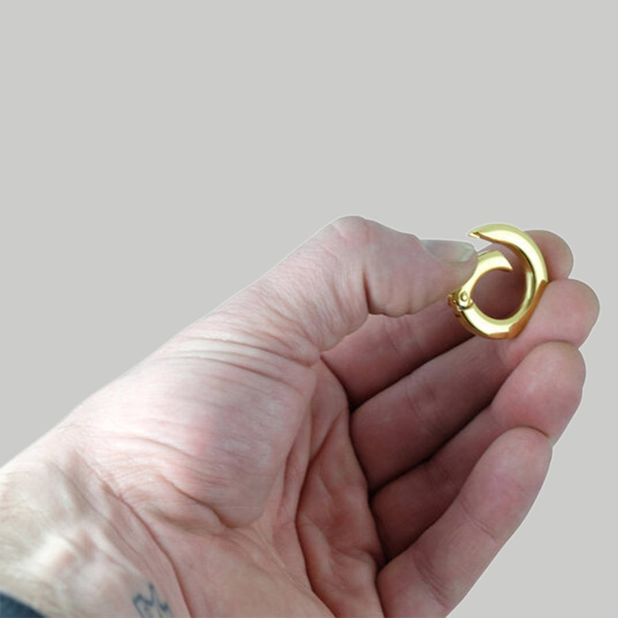 Flat Spring Gate Ring / 3 colours