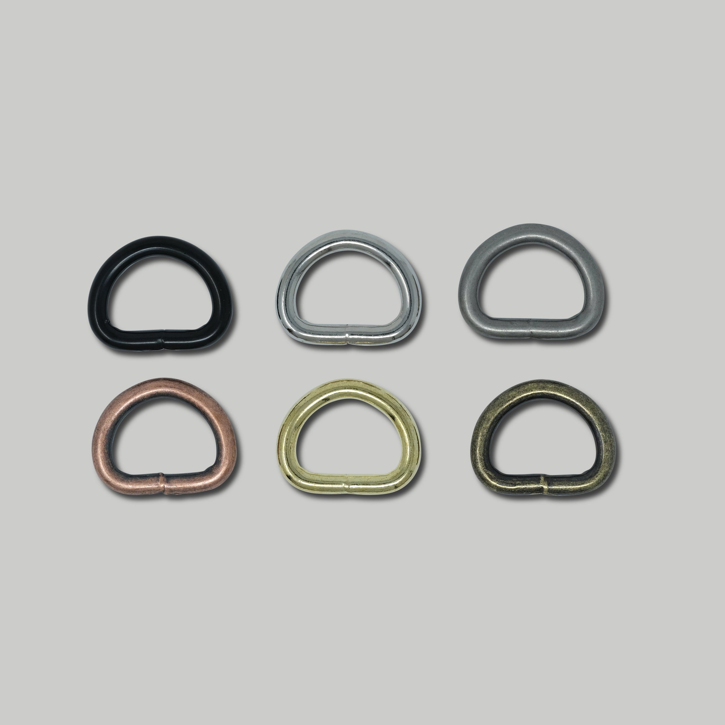 Rounded D Ring / 6 colours