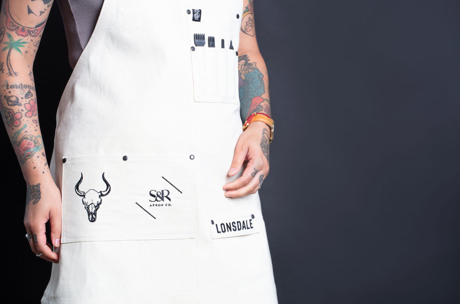 Search & Rescue x Lonsdale Leather Apron