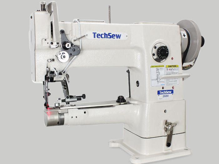 Techsew - 2600 PRO Narrow Cylinder Leather Industrial Sewing Machine